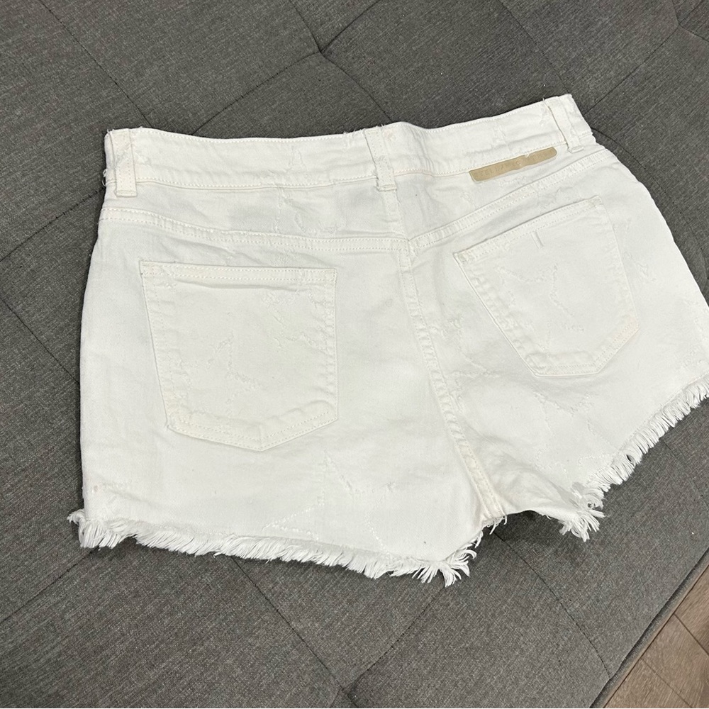 STELLA MCCARTNEY • White Cutoff Shorts • Sz 31 • - Picture 2 of 10